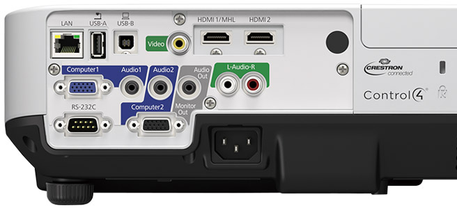 EB-2250u rear panel