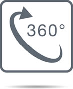 zk430st+ 360 Degree angle
