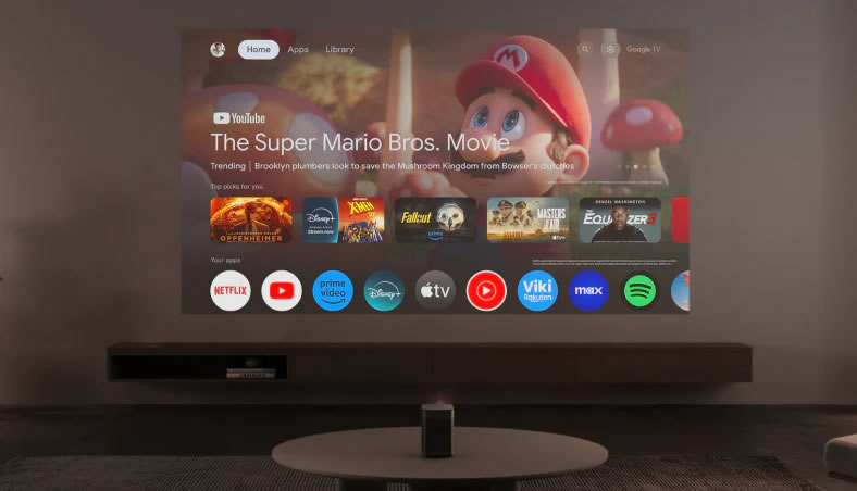 xgimi halo+ GTV lincenced netflix
